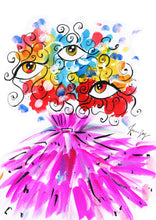 Rainbow Eyes - Colorful Eye Art in Eyes of Fashion by Talia Zoref