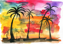 California Sunset – A Travel Painting by Talia Zoref
